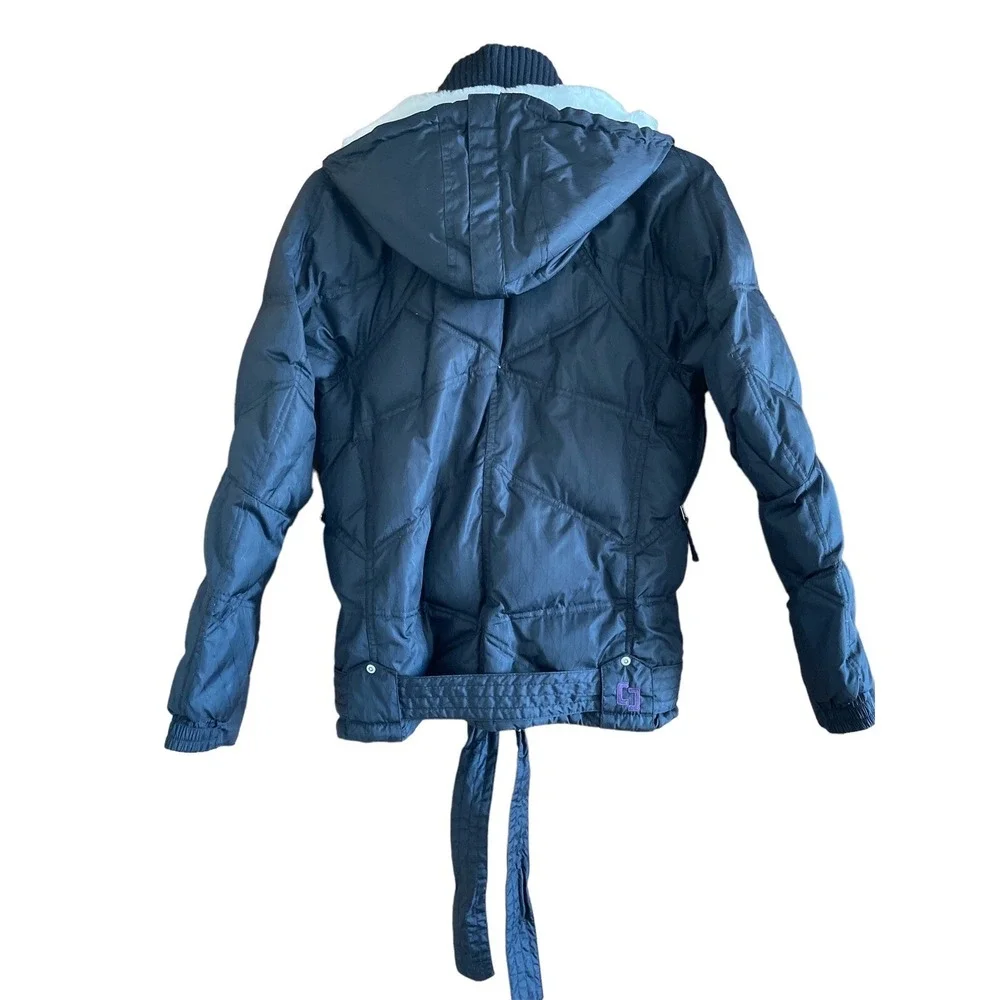 Sepia Women's Snowboarding Ski Jacket Coat‎ Down Insulated Size Small Black